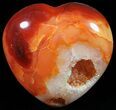 Colorful Carnelian Agate Heart #59516-1